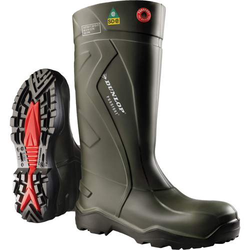 Bottes de s&eacute;curit&eacute; compl&egrave;te Purofort+, Purofort, Embout Acier, Pointure 7, Semelle R&eacute;sistant aux perforations Nuna Depot Inc.