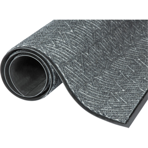 Triathlon Performance Entrance Mats, Wiper/Scraper, 6' x 10' x 7/16", Cool Grey Nuna Depot Inc.