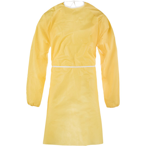 ChemMax&reg; 1 Gown, One Size, Yellow, Polyethylene/Polypropylene Nuna Depot Inc.