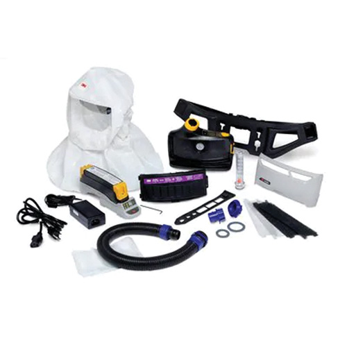 Ensemble respirateur d&eacute;puration dair propuls&eacute; facile &agrave; nettoyer Versaflo, Cagoule ample & visi&egrave;re, Pile Lithium-ion Nuna Depot Inc.