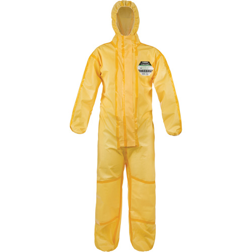 ChemMax&reg; 1 Coveralls, Polyethylene/Polypropylene, 4X-Large, Yellow Nuna Depot Inc.