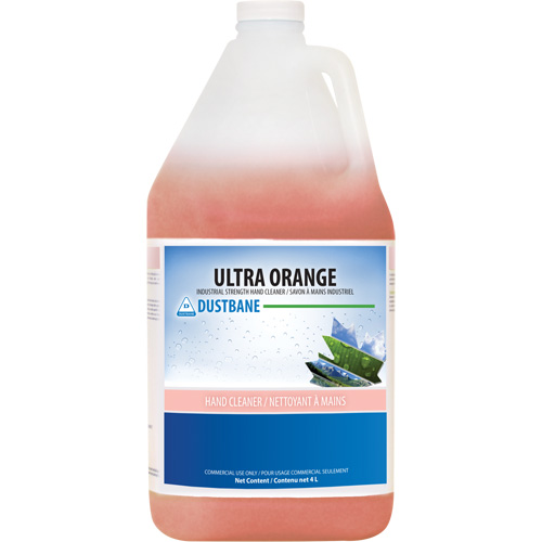 Ultra Orange Hand Cleaner, Liquid, 4 L, Jug, Scented Nuna Depot Inc.