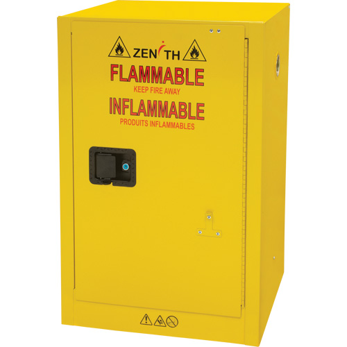 Armoire pour produits inflammables, 12 gal., 1 Porte(s), 23" La x 35" h x 18" p Nuna Depot Inc.