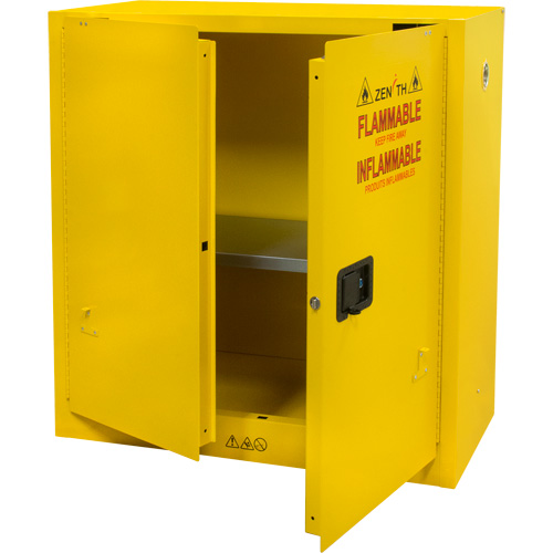 Armoire pour produits inflammables, 30 gal., 2 Porte(s), 43" La x 44" h x 18" p Nuna Depot Inc.