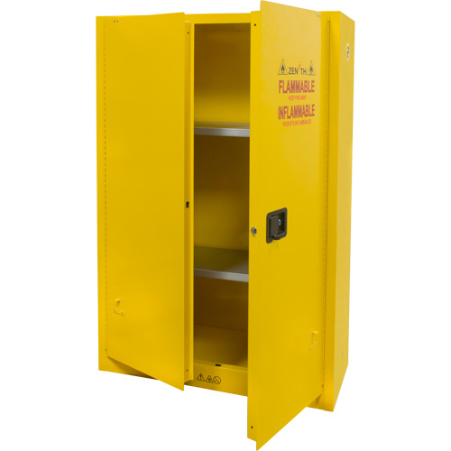 Armoire pour produits inflammables, 45 gal., 2 Porte(s), 43" La x 65" h x 18" p Nuna Depot Inc.