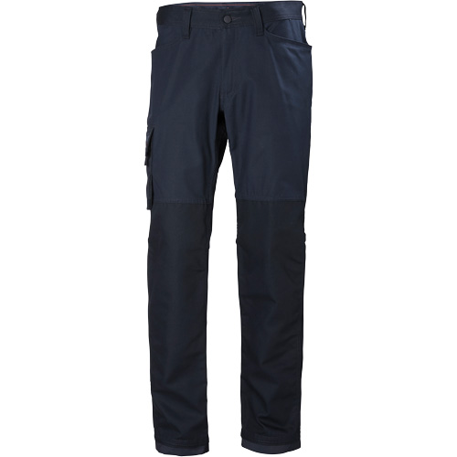 Pantalons d'entretien Oxford, Poly-coton, Bleu marin, Taille 30, Entrejambe 32 Nuna Depot Inc.