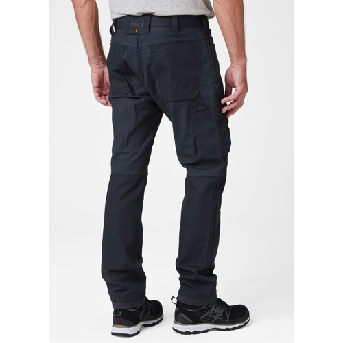 Pantalons d'entretien Oxford, Poly-coton, Bleu marin, Taille 30, Entrejambe 32 Nuna Depot Inc.