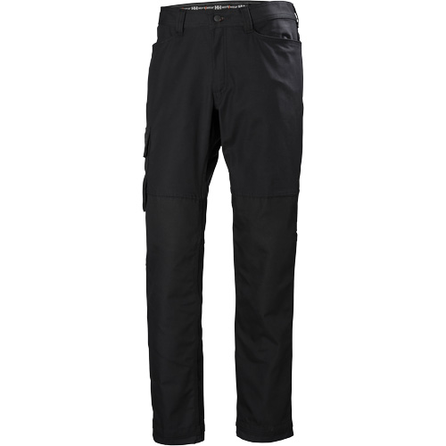 Pantalons d'entretien Oxford, Poly-coton, Noir, Taille 30, Entrejambe 30 Nuna Depot Inc.