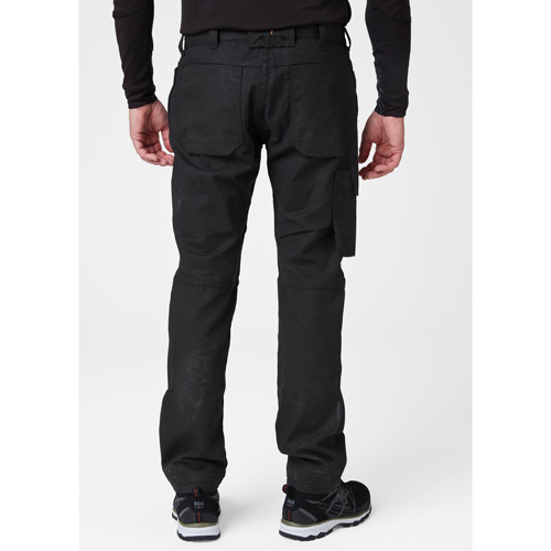 Pantalons d'entretien Oxford, Poly-coton, Noir, Taille 30, Entrejambe 30 Nuna Depot Inc.