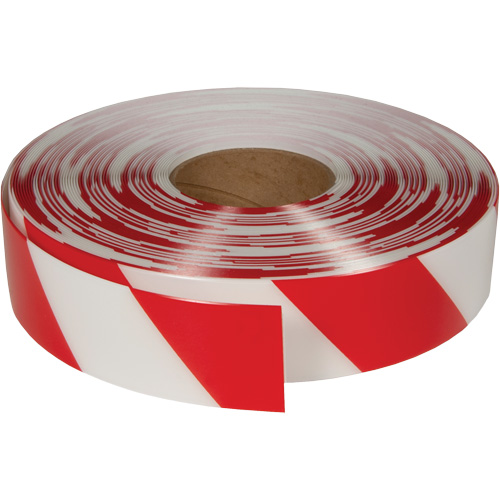 Ruban de marquage tr&egrave;s r&eacute;sistant pour plancher ArmorStripe, 2" x 100', PVC, Rouge et blanc Nuna Depot Inc.