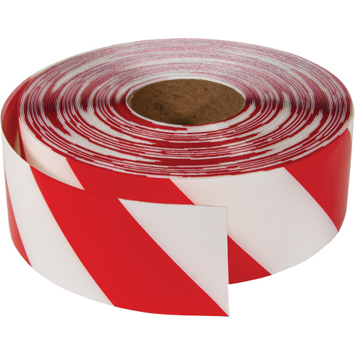 ArmorStripe&reg; Ultra Durable Floor Tape, 3" x 100', PVC, Red and White Nuna Depot Inc.