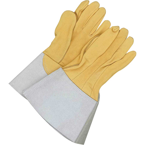 Gander Brand Reverse Grain TIG Welder Gloves, Grain Deerskin, Size 8 Nuna Depot Inc.