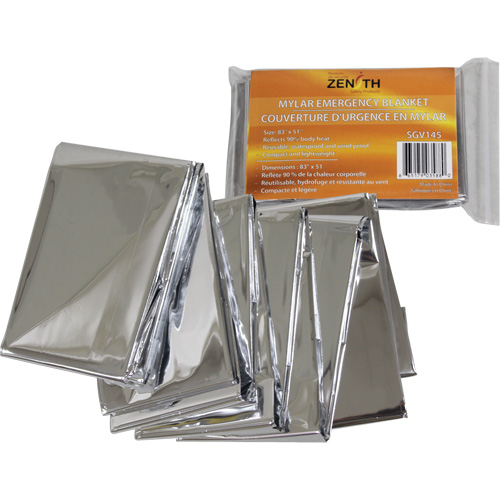 Couverture d'urgence, Polyester aluminis&eacute; Nuna Depot Inc.