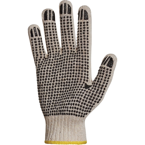 Sure Grip&reg; PVC Dotted String Knit Glove, Poly/Cotton, Single Sided, 7 Gauge, X-Small Nuna Depot Inc.