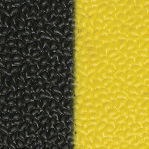 Airsoft Anti-Fatigue Mat, Pebbled, 3' x 5' x 3/8", Black/Yellow, PVC Sponge Nuna Depot Inc.