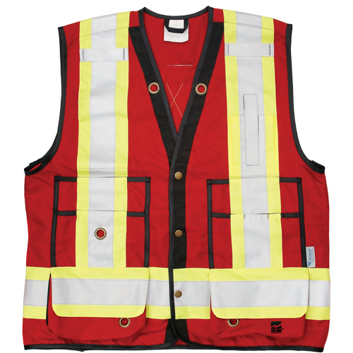 Open Road&reg; Surveyor Vest, Red, Large, Polyester Nuna Depot Inc.