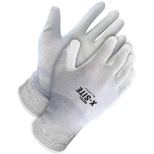 Gants enduits antistatiques X-Site, 8, R&ecirc;vetement Polyur&eacute;thane, Calibre 15, Enveloppe en Nylon/Cuivre Nuna Depot Inc.
