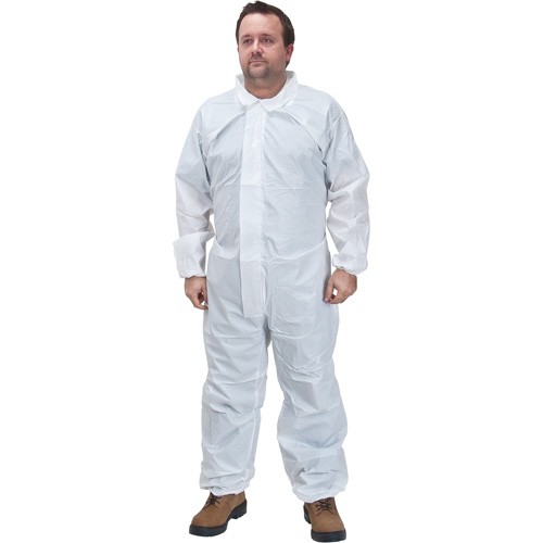 Premium Coveralls, 4X-Large, White, Microporous Nuna Depot Inc.