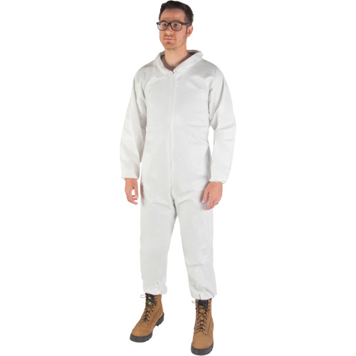 Premium Coveralls, 3X-Large, White, Microporous Nuna Depot Inc.