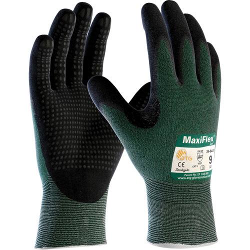 Gants ATG MaxiFlex Cut, Taille T-Grand, Calibre 15, Rev&ecirc;tement Mousse de nitrile, Enveloppe en Fil technique, ASTM ANSI niveau A2/EN 388 niveau 3/EN 388 niveau B Nuna Depot Inc.