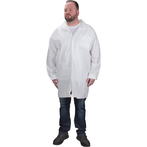 Sarraus de laboratoire de protection, Microporeux, Blanc, Petit Nuna Depot Inc.
