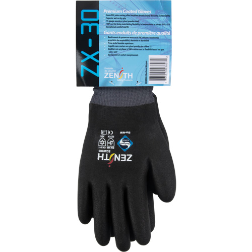 Gants enduits ZX-30° de premi&egrave;re qualit&eacute;, T-Grand, R&ecirc;vetement Mousse de PVC, Calibre 15, Enveloppe en Nylon Nuna Depot Inc.