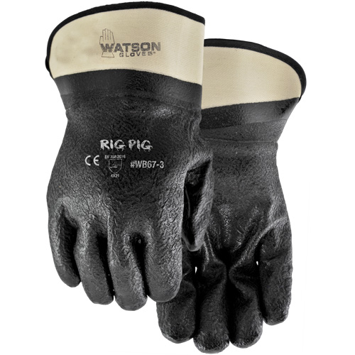Rig Pig Gloves, One Size, Nitrile/PVC Coating, Jersey Shell Nuna Depot Inc.