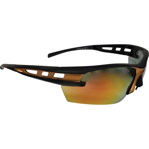 Mango Safety Glasses, Orange Mirror Lens, Meets/Exceeds CSA Z94.3 Nuna Depot Inc.