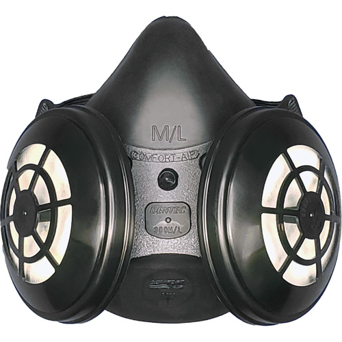 Comfort-Air&reg; 400Nx Black Half Mask without Exhalation Valve N95 Kit, Elastomer/Rubber, Medium/Large Nuna Depot Inc.