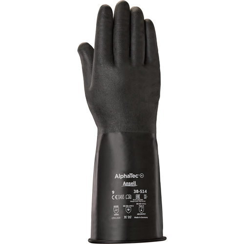 AlphaTec&reg; 38-514 Gloves, Size 7, 14" L, Butyl Rubber, 14-mil Nuna Depot Inc.