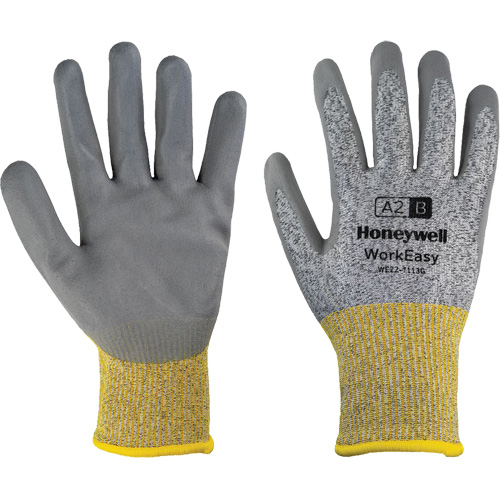 Gants de protection contre les coupures WorkEasy, Taille 6/T-petit, Calibre 13, Rev&ecirc;tement Polyur&eacute;thane, Enveloppe en PEHP/Fibre de verre, ASTM ANSI niveau A2/EN 388 niveau B Nuna Depot Inc.