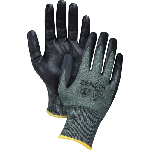 Gants l&eacute;gers et haute dext&eacute;rit&eacute; r&eacute;sistants &agrave; la coupe, Taille Grand, Calibre 18, Rev&ecirc;tement Mousse de nitrile, Enveloppe en Nylon/PEHP/Spandex, ASTM ANSI niveau A5 Nuna Depot Inc.