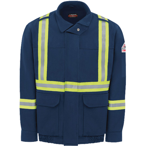 Blouson aviateur doubl&eacute; pour hommes avec garniture r&eacute;fl&eacute;chissante, Petit, Bleu marin, 29 cal/cm² Nuna Depot Inc.