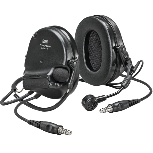 Casque VI NIB avec deux fils de sortie Peltor ComTac, Style Cordon cervical, 22 dB Nuna Depot Inc.