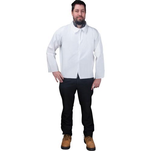 Chemise jetable, Microporeux, Petit, Blanc Nuna Depot Inc.