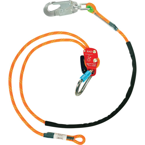 Longe de s&eacute;curit&eacute; avec dispositif de r&eacute;glage RAD, 1 branches, 8', Classe CSA F Nuna Depot Inc.