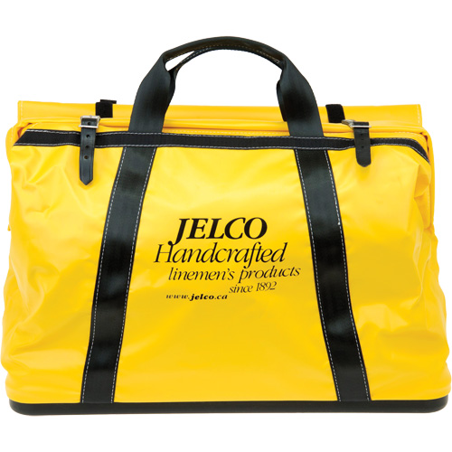 Sac de transport avec rev&ecirc;tement en vinyle, Nylon, Noir/Jaune Nuna Depot Inc.