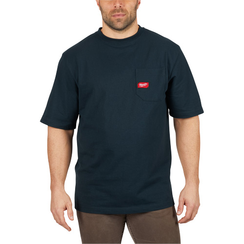 T-shirt robuste avec poche, Hommes, Petit, Bleu Nuna Depot Inc.