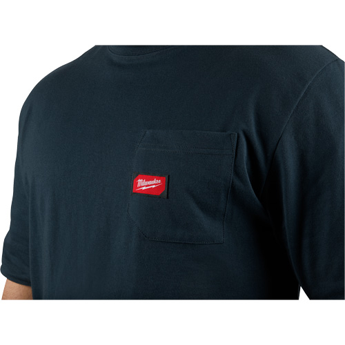 T-shirt robuste avec poche, Hommes, Petit, Bleu Nuna Depot Inc.