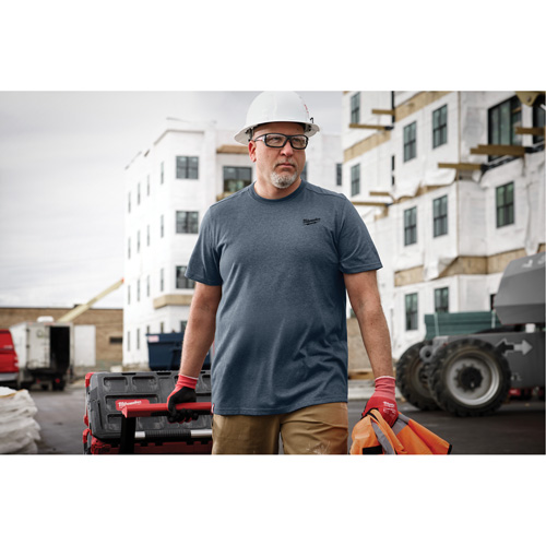 T-shirt de travail hybride, Hommes, Petit, Bleu Nuna Depot Inc.