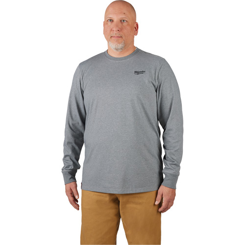 Hybrid Work Tee Shirt, Men's, Small, Grey Nuna Depot Inc.