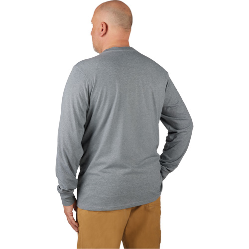 Hybrid Work Tee Shirt, Men's, Small, Grey Nuna Depot Inc.