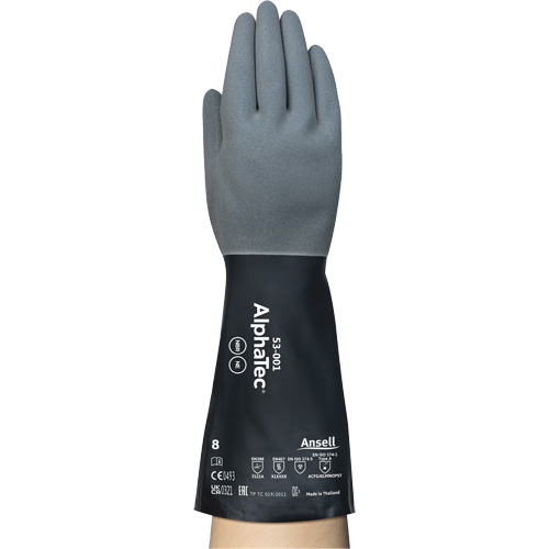 AlphaTec&reg; Chemical-Resistant Gloves, Size 7, 13" L, Neoprene/Nitrile, Nylon Inner Lining, 17-mil Nuna Depot Inc.