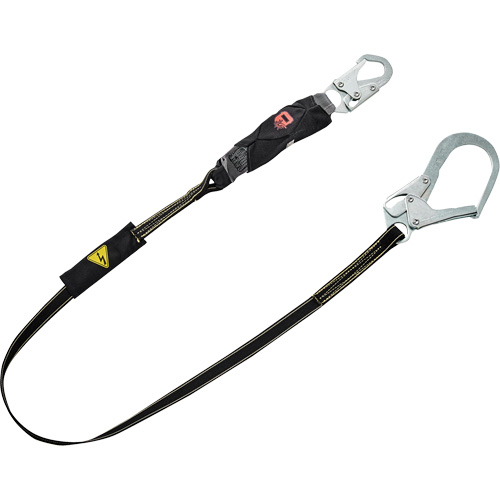 V-Series Welding Shock Absorbing Lanyard, 6', Snap Hook Center, Snap Hook Leg Ends, Kevlar&reg;/Nomex&reg; Nuna Depot Inc.