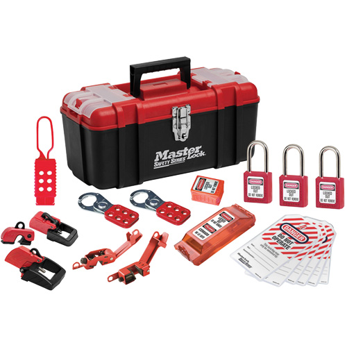 Trousse de cadenassage avec serrures en thermoplastique Zenex, Ensemble &eacute;lectrique, 20 composants compris Nuna Depot Inc.