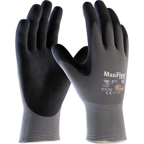 Gants compatibles avec les &eacute;crans tactiles ATG MaxiFlex Ultimate AD-APT, T-petit, R&ecirc;vetement Nitrile, Calibre 15, Enveloppe en Nylon/&eacute;lasthanne Nuna Depot Inc.