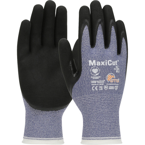 Gants r&eacute;sistants aux coupures dans un milieu de travail huileux ATG MaxiCut, Grand, Calibre 15, Rev&ecirc;tement Nitrile, ASTM ANSI niveau A3/EN 388 niveau 4/EN 388 niveau C Nuna Depot Inc.