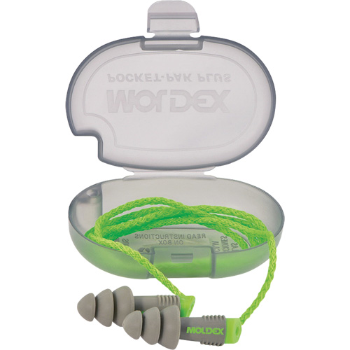 Alphas Reusable Earplugs, Corded, Bulk - Plastic Case, 27 dB NRR, One-Size Nuna Depot Inc.