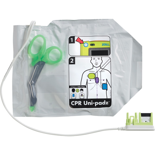 &eacute;lectrodes RCR pour adultes & enfants Uni-Padz, Zoll AED 3 Pour, Classe 4 Nuna Depot Inc.