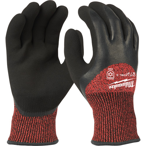 Winter Cut-Resistant Gloves, Size X-Large, 15 Gauge, Rubber Latex Coated, ANSI/ISEA 105 Level 3 Nuna Depot Inc.
